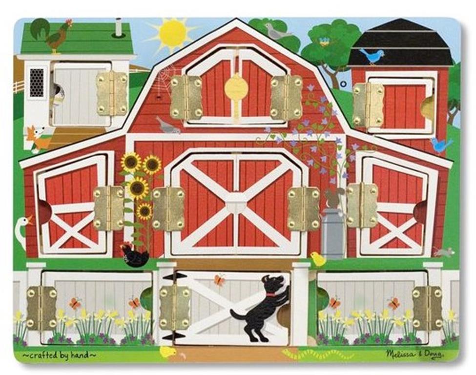 Melissa and doug tablica 9 okienek i puzzle magnetyczne